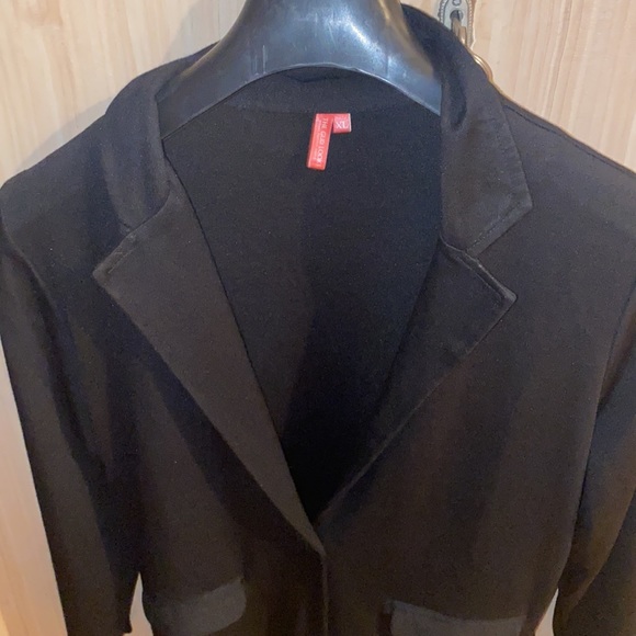 Womens Black summer coat - Picture 5 of 11